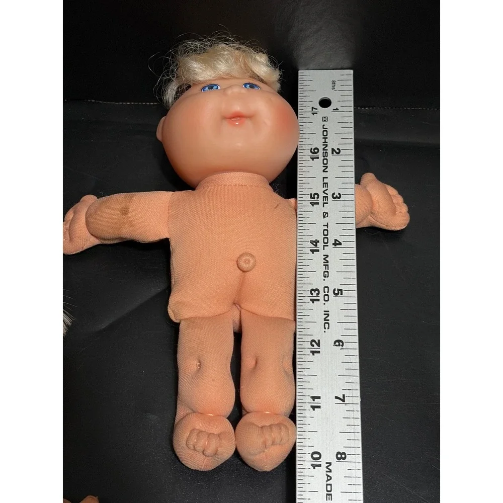 VTG 1996 Mattel Mini Cabbage Patch Kids Doll Lot of 3 Blonde Hair Blue Eyes 8